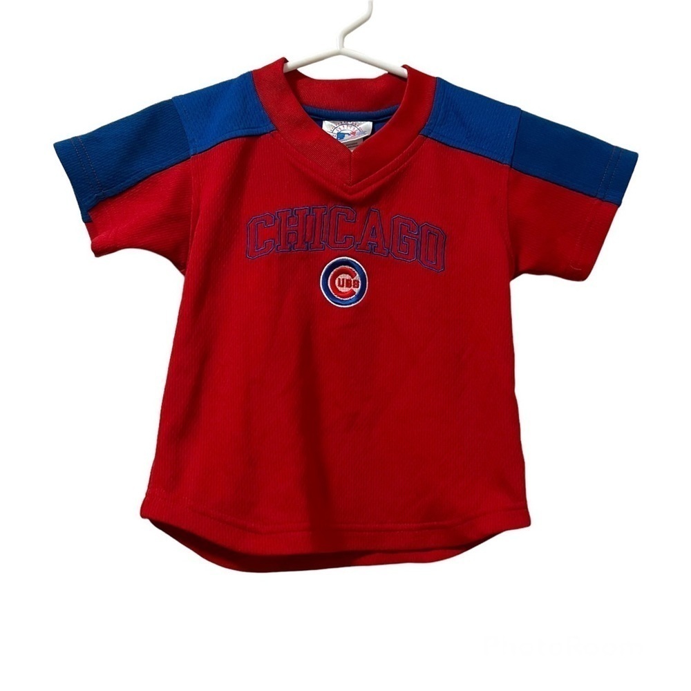 MLB Chicago Cubs Red & Blue Jersey Shirt